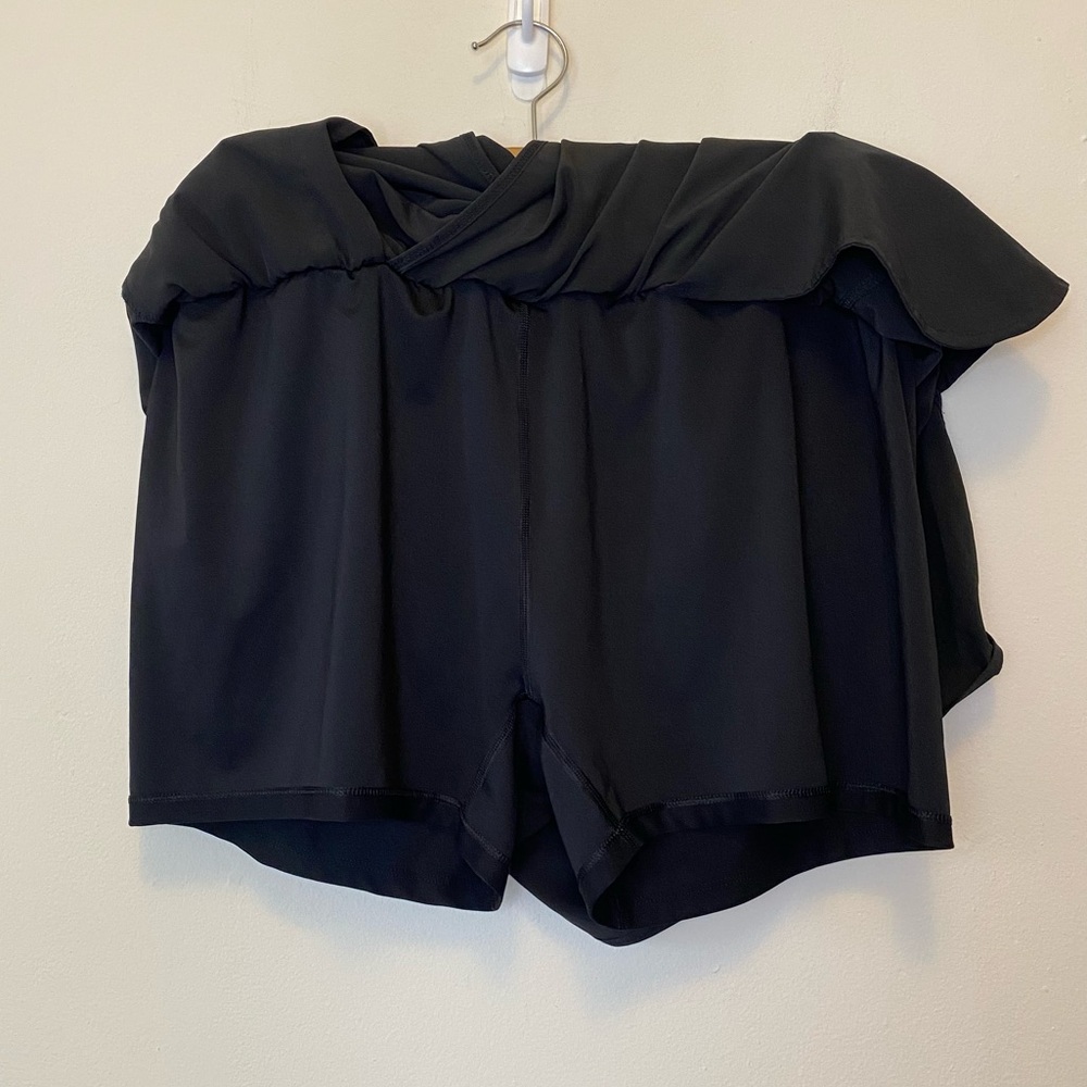 PATAGONIA Fleetwith Faux-Wrap Active Skort #58635 in Black Sz XL - Picture 8 of 13